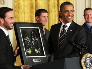Johnson, Gordon among drivers at White House
