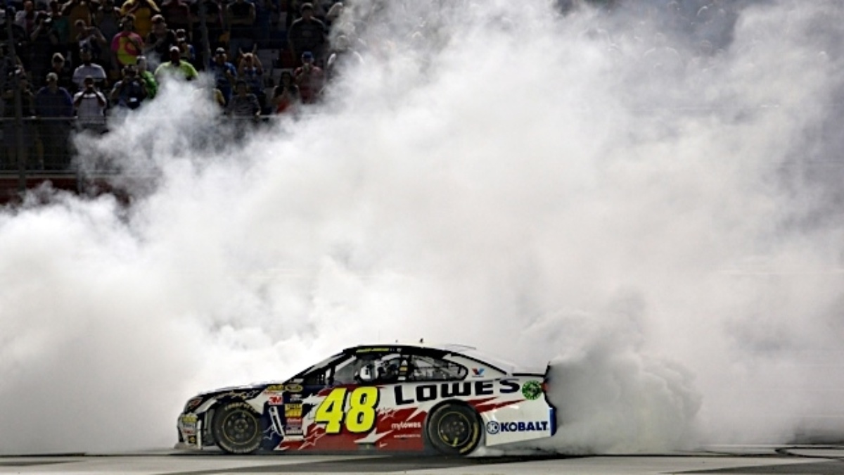 Jimmie Johnson wins at Charlotte
