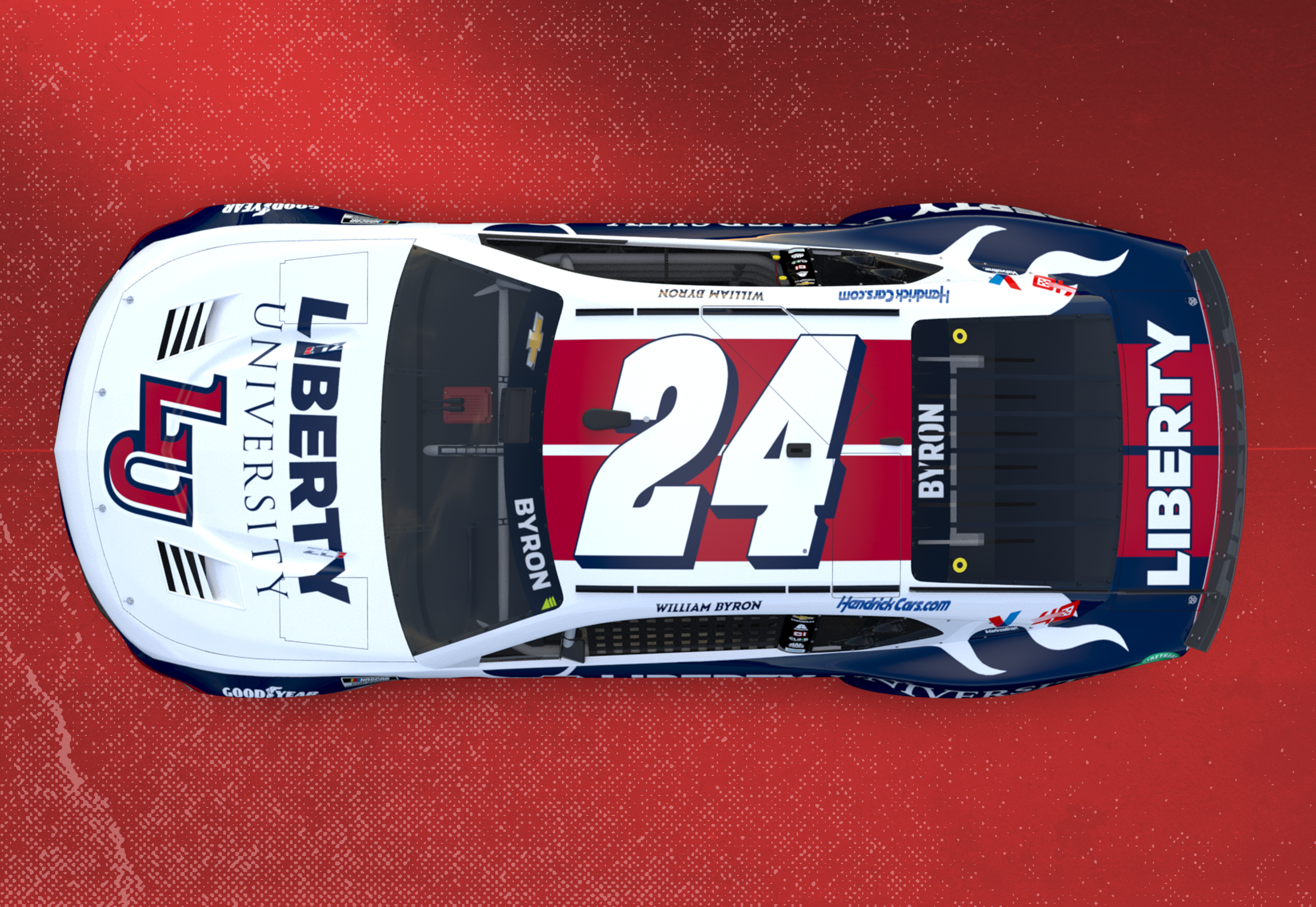 NASCAR Driver William Byron Will Have University Onboard The No. 24 Car For 12 Races In 2024 | News - Foto 9