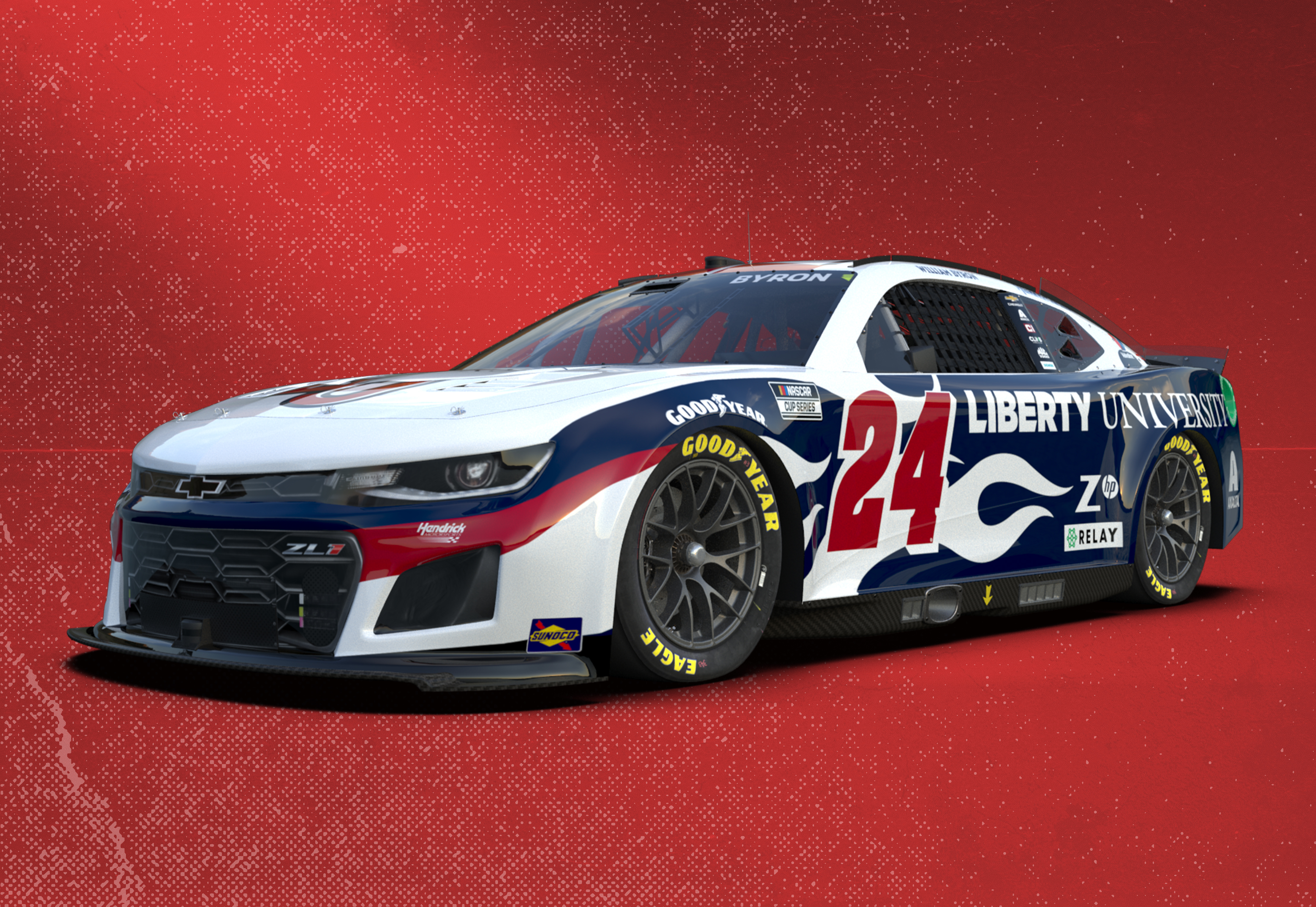 First look: William Byron's No. 24 Liberty University Chevy for