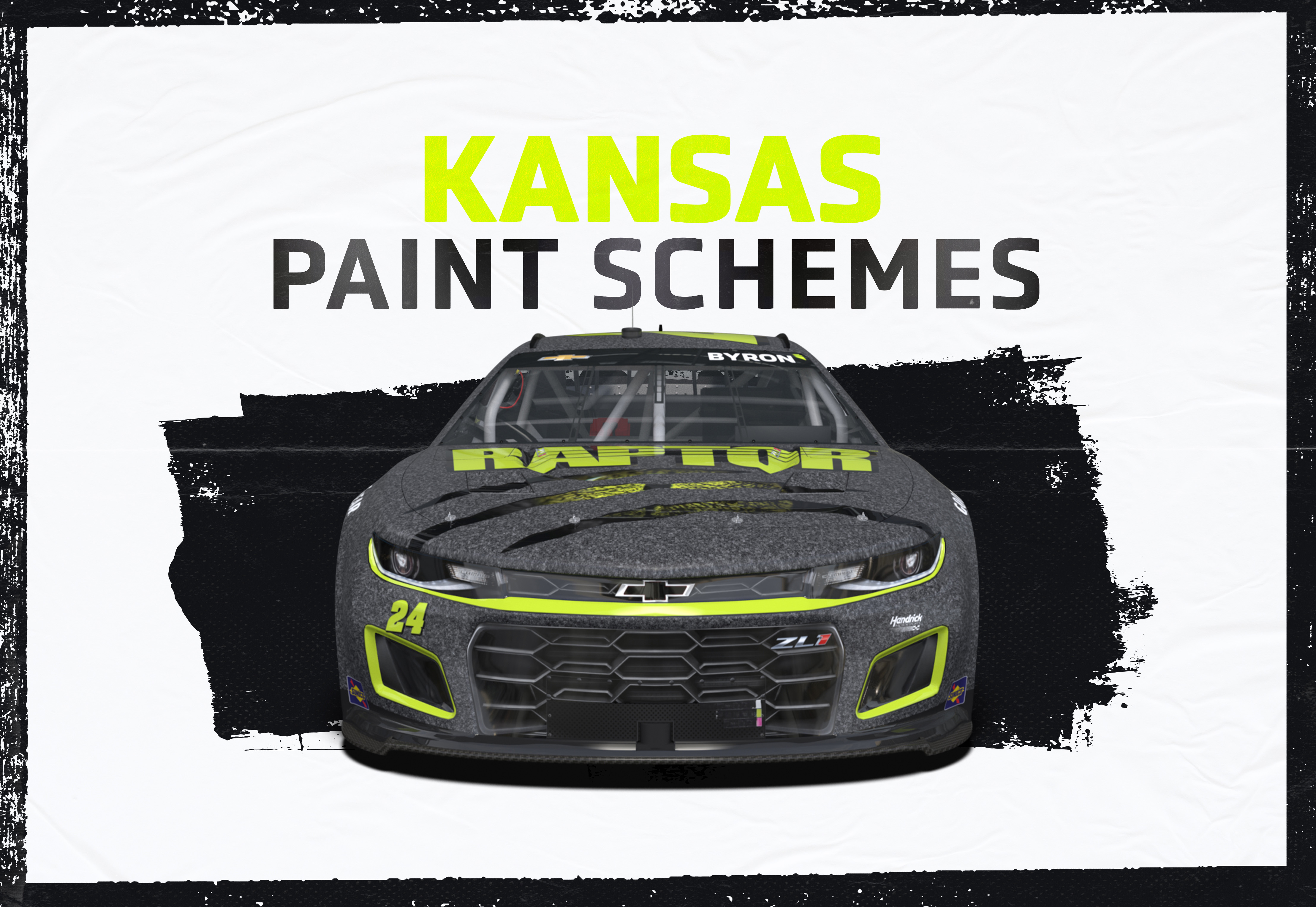 Paint scheme preview Kansas Hendrick Motorsports