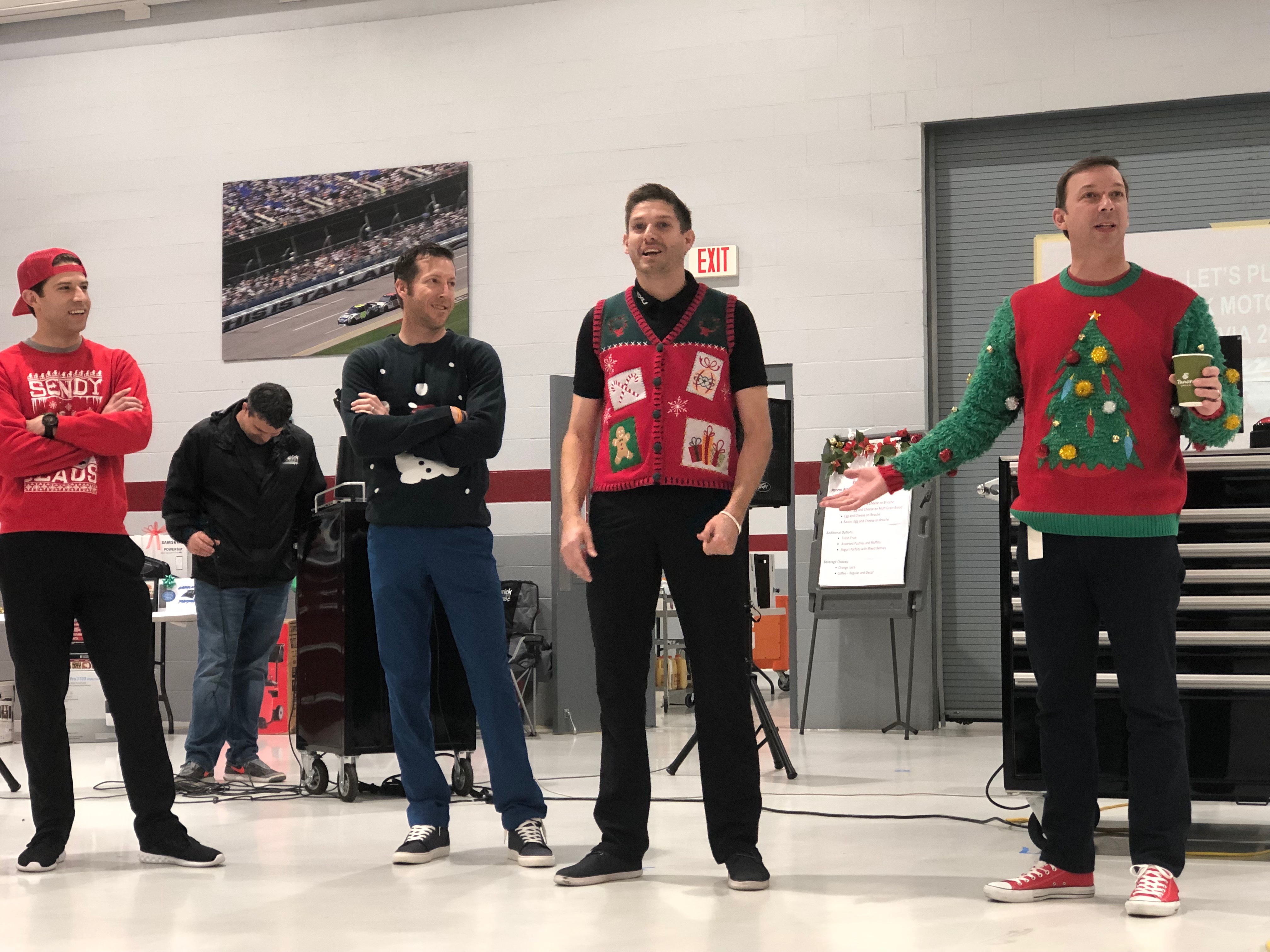 Race shops get in the holiday spirit Hendrick Motorsports