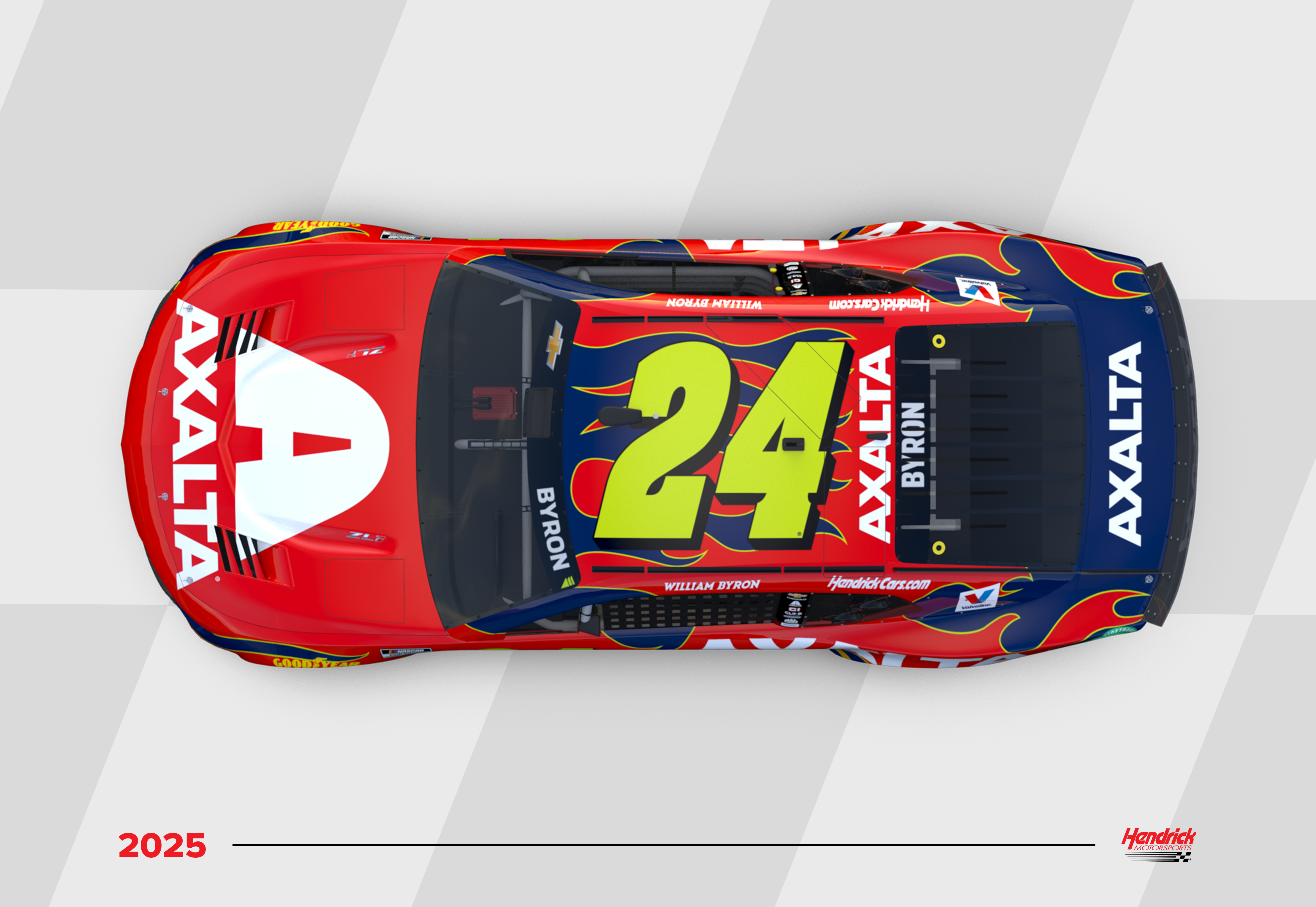 2025 NASCAR paint scheme reveal: William Byron gets fresh