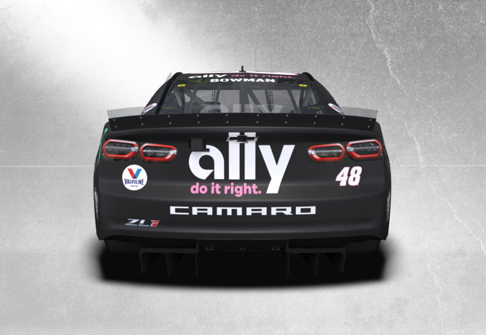 See every angle of the No. 48 Ally/Koker's Garage paint scheme for Las