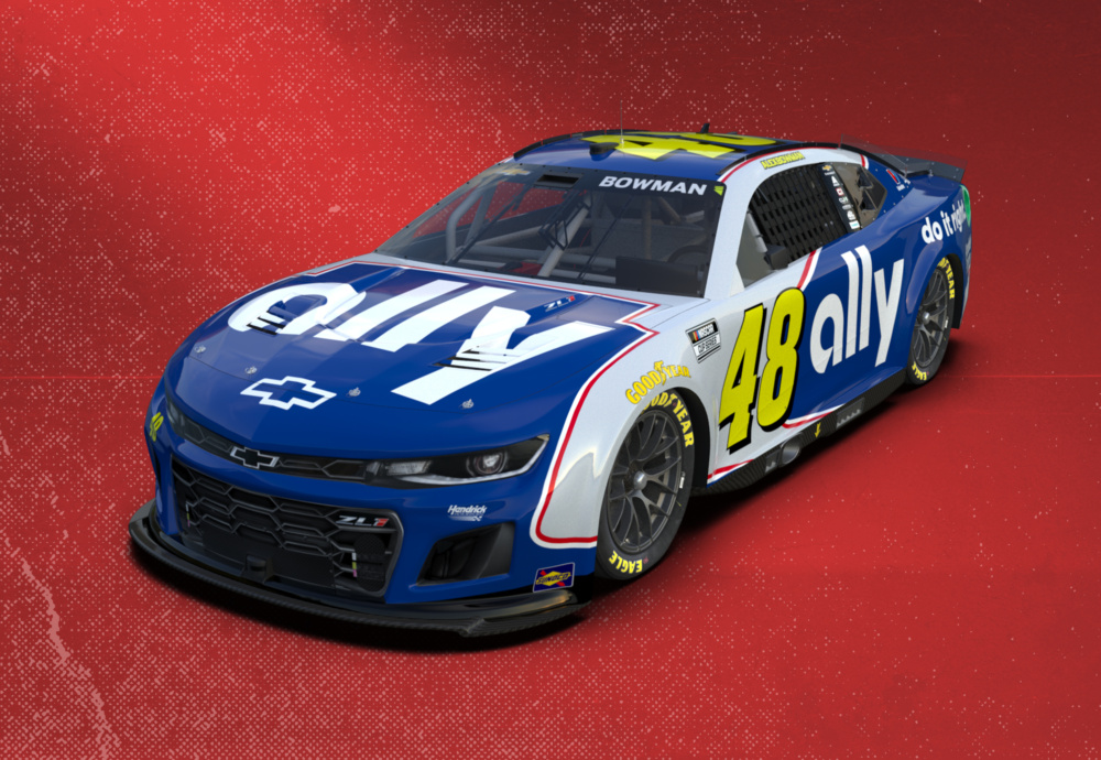 See all the views of Alex Bowman's No. 48 Ally throwback for Darlington Hendrick Motorsports