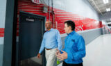 MLB Hall of Fame pitcher and broadcaster John Smoltz visits Hendrick Motorsports campus | Images