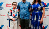 Rick Hendrick, William Byron visit Levine Children's Hospital for Valvoline paint scheme unveiling | Images
