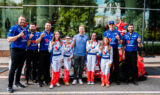 Rick Hendrick, William Byron visit Levine Children's Hospital for Valvoline paint scheme unveiling | Images