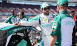 Elliott celebrates first pole of season
