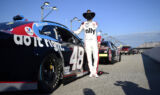 Johnson honors 'The King' and 'The Intimidator' with iconic look