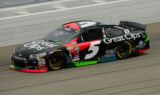 Kahne celebrates Michigan pole win