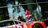 Rick Hendrick, William Byron visit Levine Children's Hospital for Valvoline paint scheme unveiling | Images