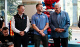 Rick Hendrick, William Byron visit Levine Children's Hospital for Valvoline paint scheme unveiling | Images