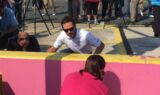 Johnson, Hamm #PaintOutCancer at Charlotte