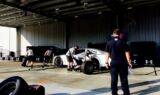 Preparing for left turns, right turns and backward pit stops