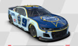 Chase Elliott will sport this new paint scheme on the No. 9 Kelley Blue Book Chevrolet for the 2026 NASCAR season