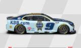 Chase Elliott will sport this new paint scheme on the No. 9 Kelley Blue Book Chevrolet for the 2026 NASCAR season