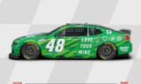 Check out Alex Bowman's special ride for Las Vegas