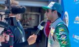Elliott celebrates first pole of season