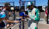 Elliott celebrates first pole of season