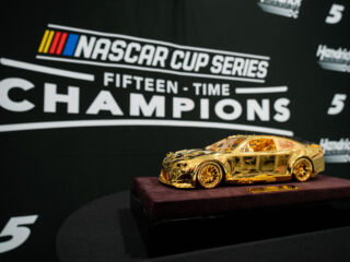Goodyear presents Gold Car to 2025 NASCAR Cup Series champion Kyle Larson