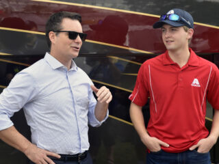 Gordon chats with Byron for Axalta's 'Around the Track'