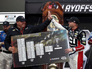 William Byron, Rudy Fugle reflect on Martinsville win, briefly, before moving on to Phoenix and the Championship 4