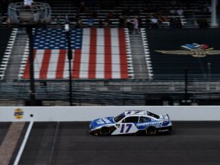 Kyle Larson sets top-five speed in Xfinity Series practice at Indianapolis while Cup Series practice gets rained out