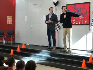 Johnson, Knaus celebrate #se7en with students 