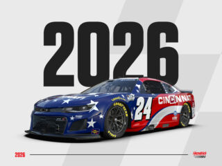 Check out William Byron's No. 24 Cincinnati Chevrolet for the 2026 NASCAR Cup Series season! | Images