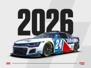 2026 NASCAR paint scheme unveil: William Byron's No. 24 Valvoline Chevrolet from all angles!