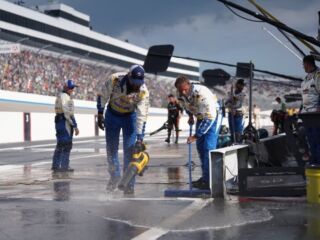 NASCAR rain delay: Weather halts Cup Series race at Dover Motor Speedway with 14 laps remaining
