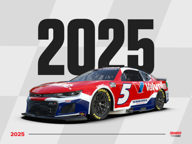 Sneek peak: No. 5 Valvoline Chevrolet for Kyle Larson in 2025