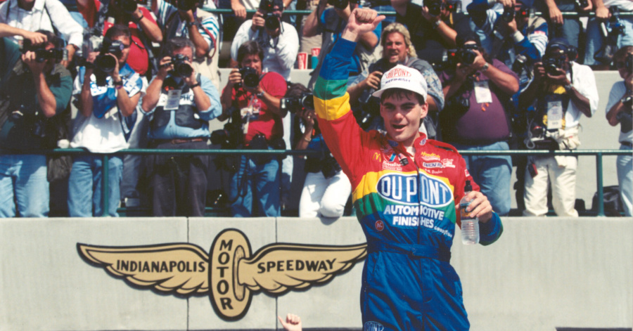 Jeff Gordon, No. 24 team reach stardom with inaugural Brickyard