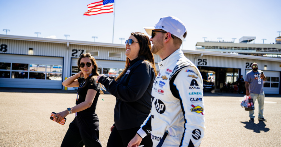 Ashly Ennis wins award befitting Jon Edwards' legacy of PR leadership, perseverance | Hendrick Motorsports
