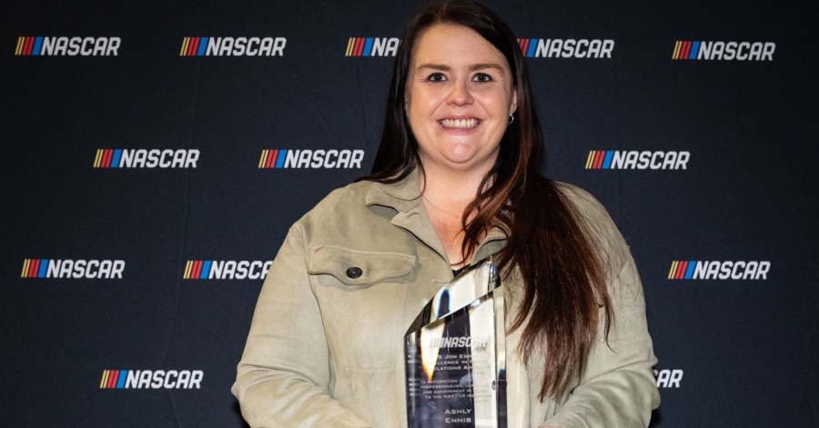 Hendrick Motorsports' Ashly Ennis receives inaugural Jon Edwards Excellence in Public Relations Award | Hendrick Motorsports