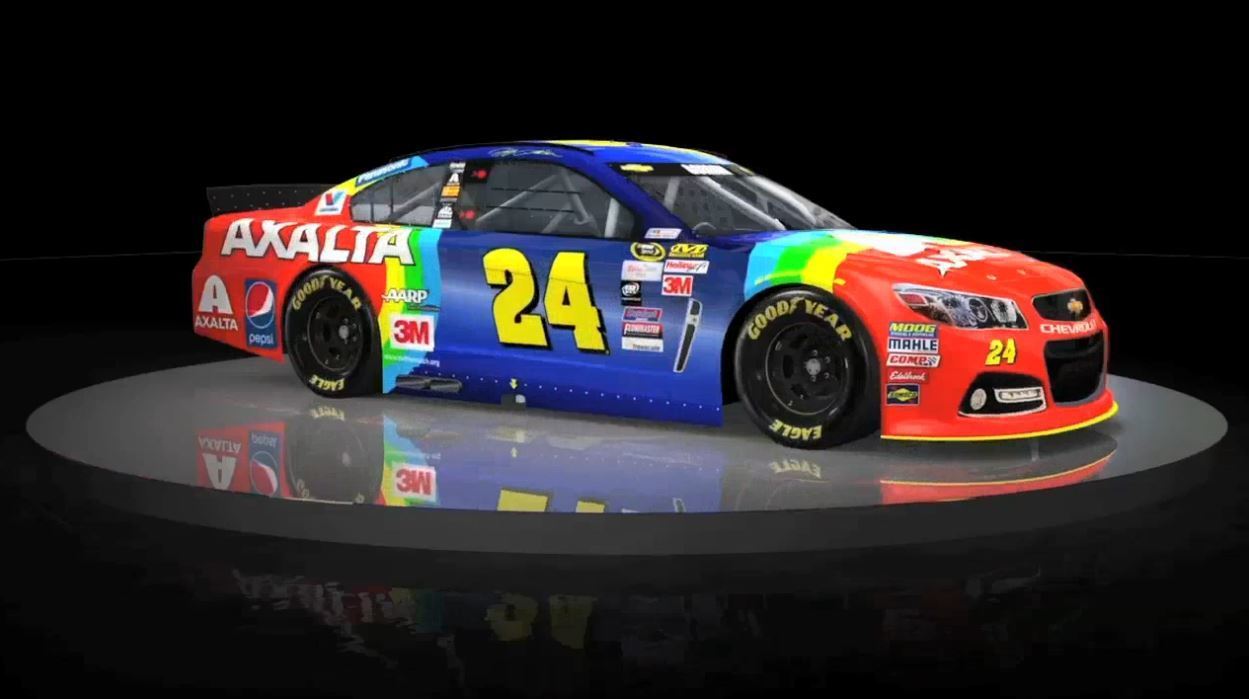 Bristol paint scheme preview Rainbow24 returns Hendrick Motorsports
